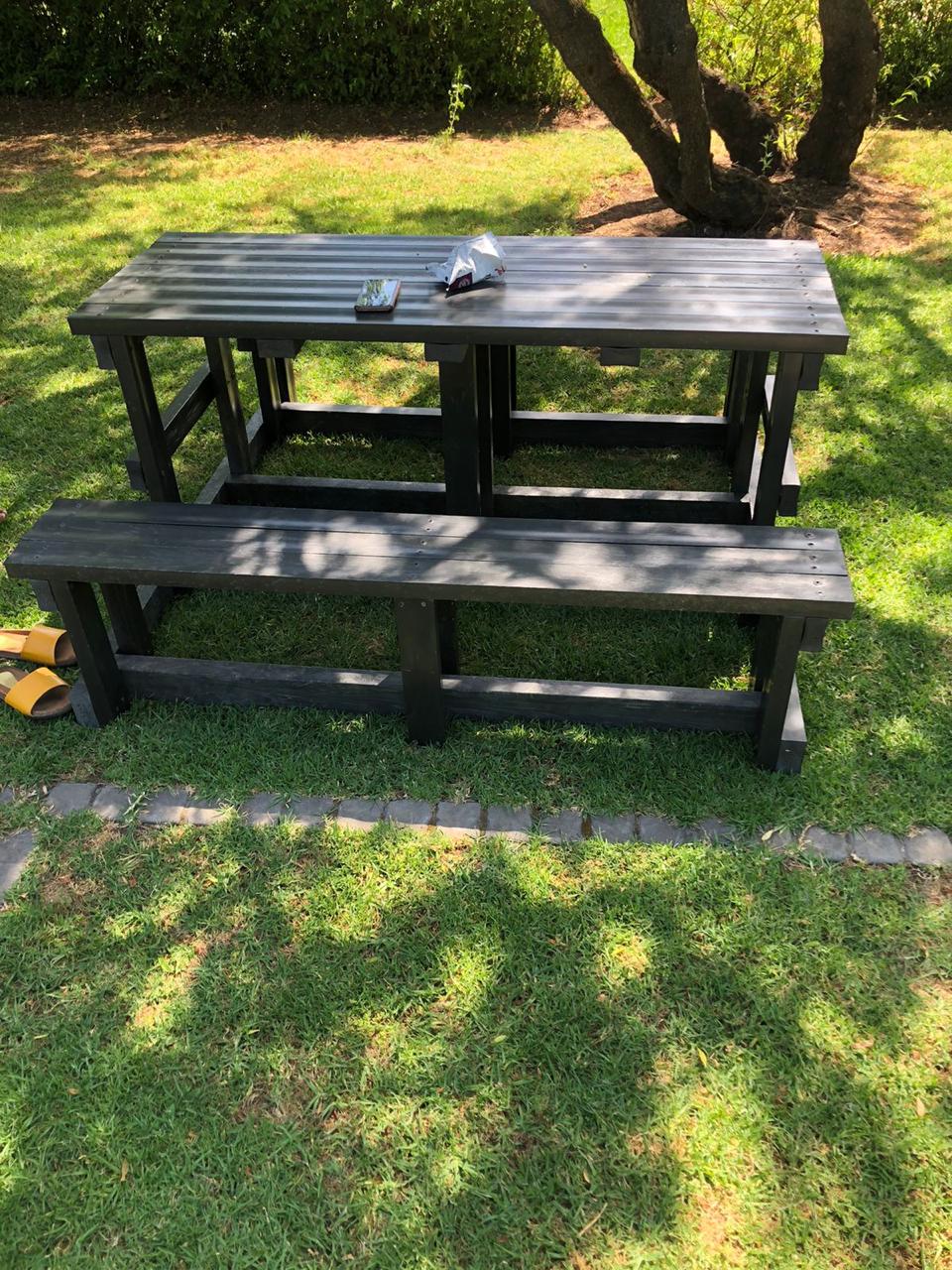 Green Lumber Picnic bench